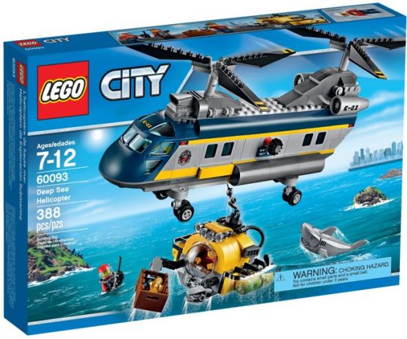 LEGO City LEGO City 60093 Vrtuľník pre hlbinný morský výskum - Stavebnica