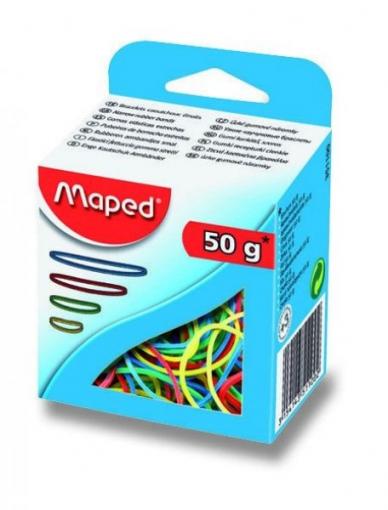 Maped - Gumičky viazacie farebné 50g