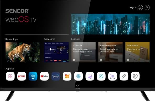 Sencor SLE 32S802TCSB - HD Ready Smart LED TV