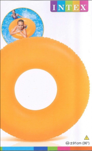 Intex Plávacie koleso Neon Frost 91 cm orange - plávacie koleso