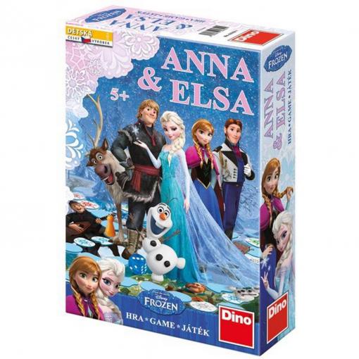 MIKRO -  DINO Ľadové kráľovstvo Anna a Elsa - Spoločenská hra