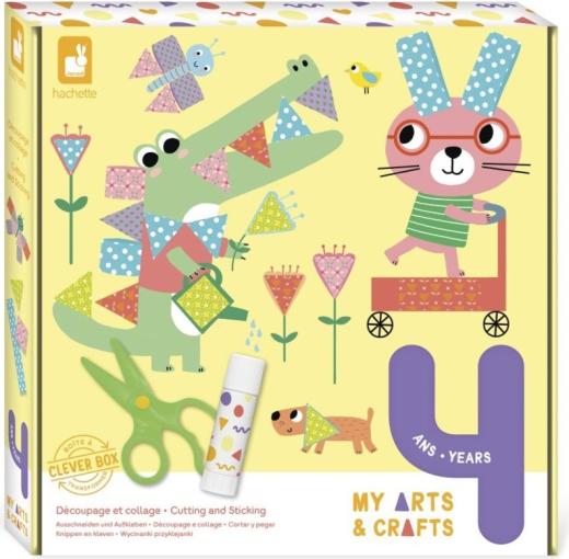 Janod Janod My arts&crafts Kreatívna sada Strihanie a nalepovanie od 4 rokov