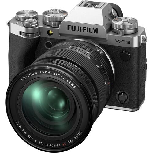 Fujifilm X-T5 + XF 16-80mm f/4 R WR OIS strieborný - Digitálny fotoaparát