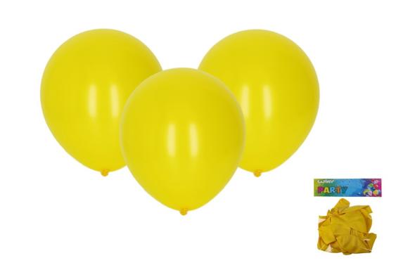 Wiky Balónik nafukovací 30cm - sada 10ks, žltý