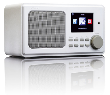 Lenco DIR-100 biele - Prenosné rádio