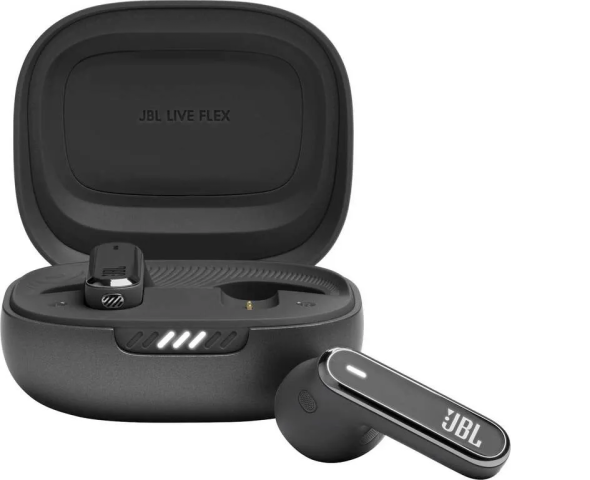 JBL Live Flex Black - Skutočne bezdrôtové slúchadlá do uší s potlačením hluku