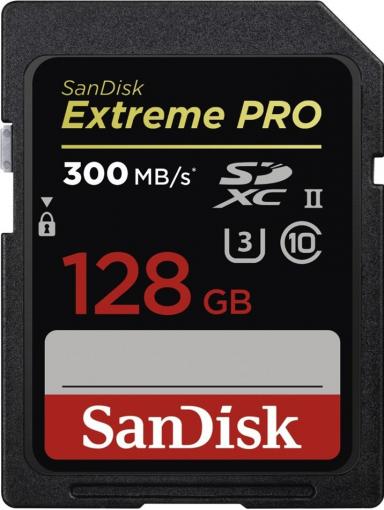 SanDisk Extreme Pro SDXC 128GB Class 10 UHS-II (r300MB,w260MB) - Pamäťová karta SD