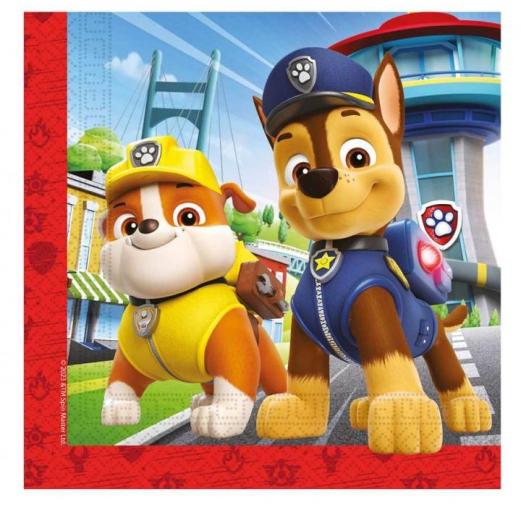 Wiky Servítky Paw Patrol 33x33cm 20ks - oslava