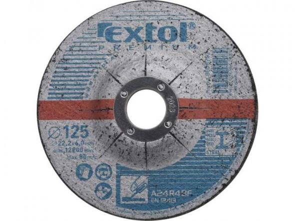 EXTOL - Kotúč brúsny na kov, 125x6,0 mm
