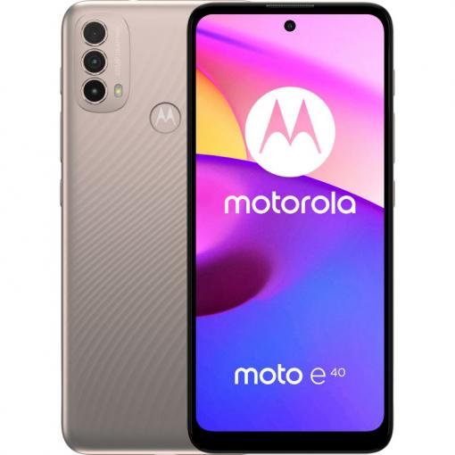 Motorola Moto E40 ružová - Mobilný telefón