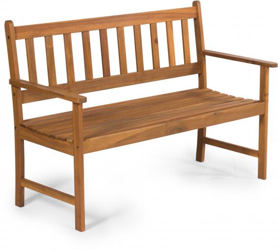 FIELDMANN   FDZN 4013-T - záhradná drevená lavica 2miestna, rozmery: 122 x 57 x 85 cm