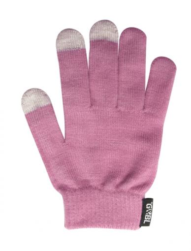 G&BL Gloves pink M (3565) - Rukavice pre dotykový displej