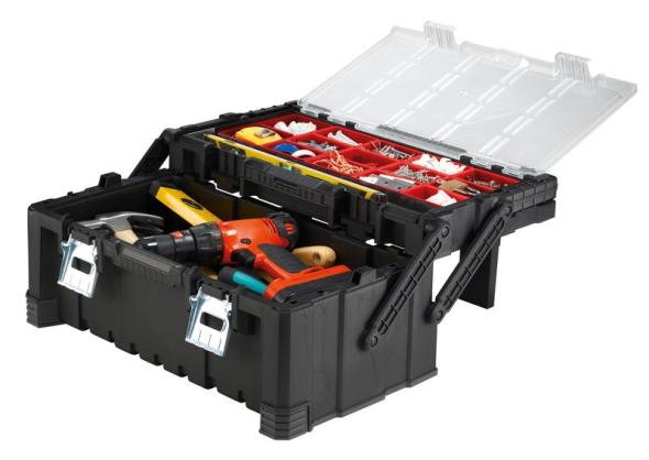 Strend Pro - Box Keter® Cantilever Tool Box 22, 560x310x240 mm, na náradie