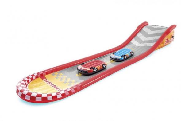 Intex_B INTEX Nafukovacia vodná šmykľavka Racing Fun 57167