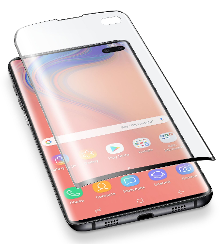 CellularLine Ochranná fólia displeja pre Samsung Galaxy S10+ - Ochranná fólia displeja