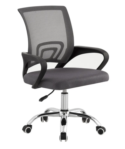 DEX 4 NEW SI - Kancelárska stolička, sivá/čierna/chrom