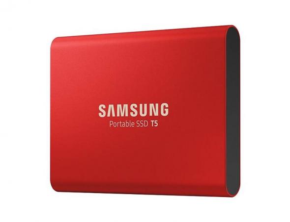 Samsung T5 500GB red - SSD prenosný disk USB-C 3.1