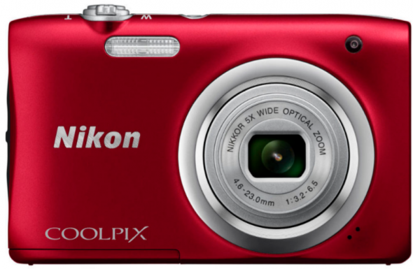 Nikon A 100 červený - Digitálny fotoaparát