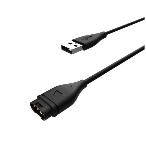 FIXED Nabíjací USB kábel pre Fenix 5/6/7/7X, Epix, Venu 2/3, Vívoactive 3/4/5, čierny - nabíjací kábel pre Garmin hodinky