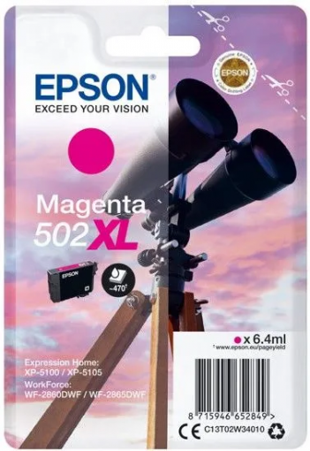 Epson 502XL magenta XP-5100 6.4ml - Náplň pre tlačiareň