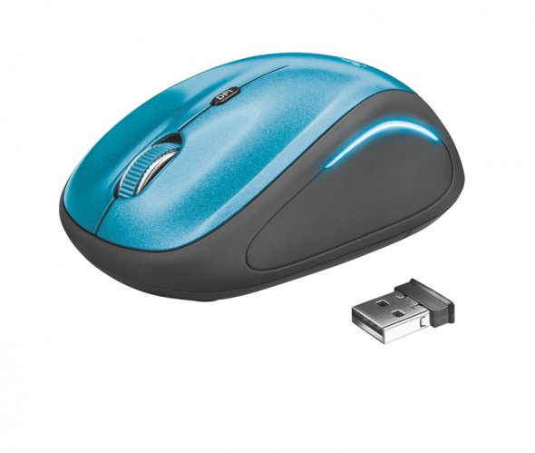 Trust Yvi FX blue - Wireless optická myš