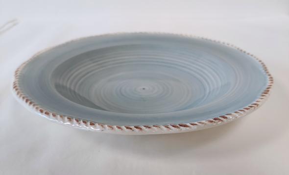 AB LINE - Tanier hlboký, svetlomodrá, keramika 27cm