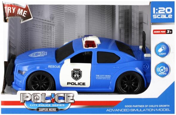 Wiky Auto polícia B/O 20cm - autíčko