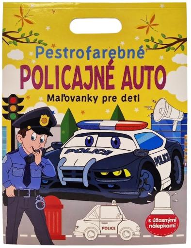 FONI-BOOK Pestrofarebné policajné auto Maľovanky pre deti - Kniha