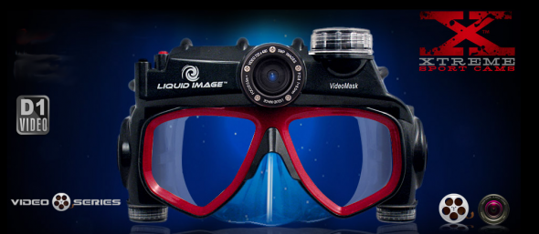 LIQUID IMAGE Video Mask - Potápačké okuliare s integrovanou HD kamerou