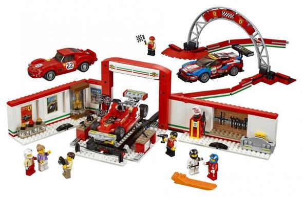 LEGO Speed Champions VYMAZAT LEGO® Speed Champions 75889 Úžasná garáž Ferrari - Stavebnica