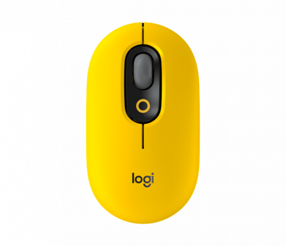 Logitech POP Mouse with emoji - BLAST_YELLOW - Wireless optická myš
