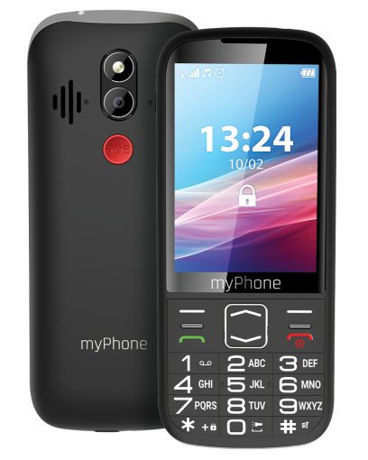 myPhone HALO Halo 4 LTE Senior čierny - Mobilný telefón