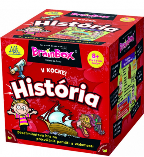 ALBI BrainBox v kocke! HISTÓRIA - Vedomostná hra