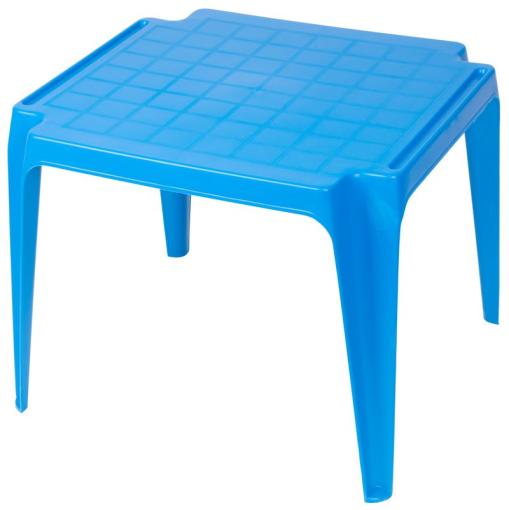 TAVOLO BABY Blue - Stôl detský, plastový, modrý, 55x50x44 cm,