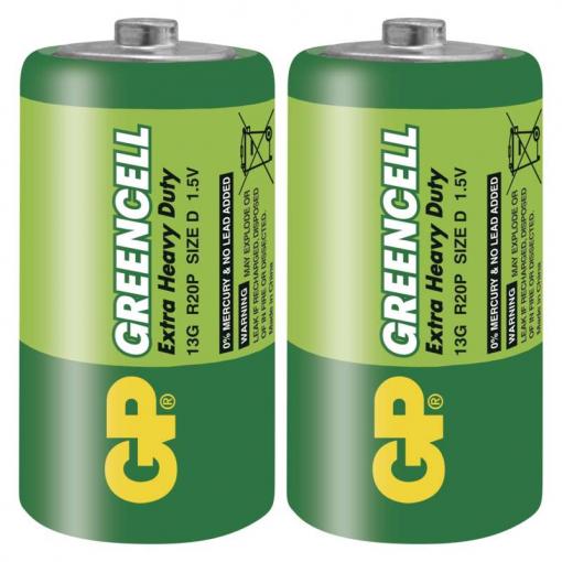 GP Greencell R20 (D) 2ks - Batérie