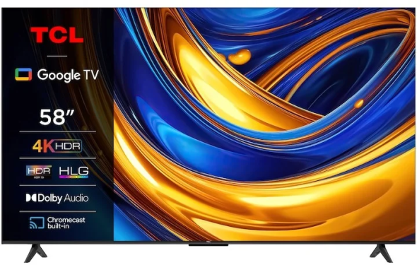 TCL 58P655  + Sledovanie.tv na 6 mesiacov zadarmo - 4K LED Google TV