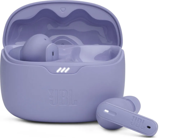 JBL Tune Beam Purple - Skutočne bezdrôtové slúchadlá do uší s potlačením hluku