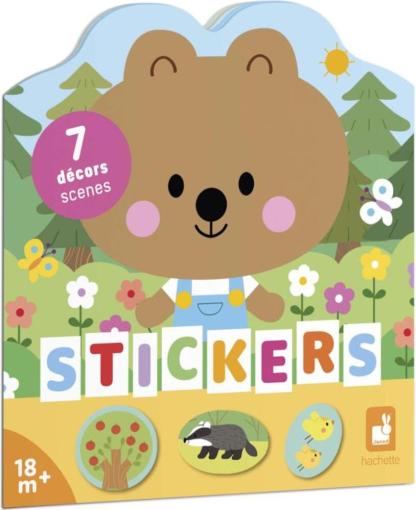 Janod Janod Stickers Samolepky Les 7 predlôh