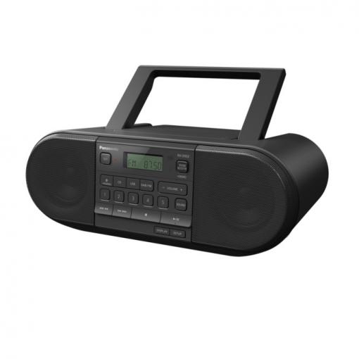 Panasonic RX-D552E-K čierny - Prenosné rádio s CD, Bluetooth, DAB+ tunerom