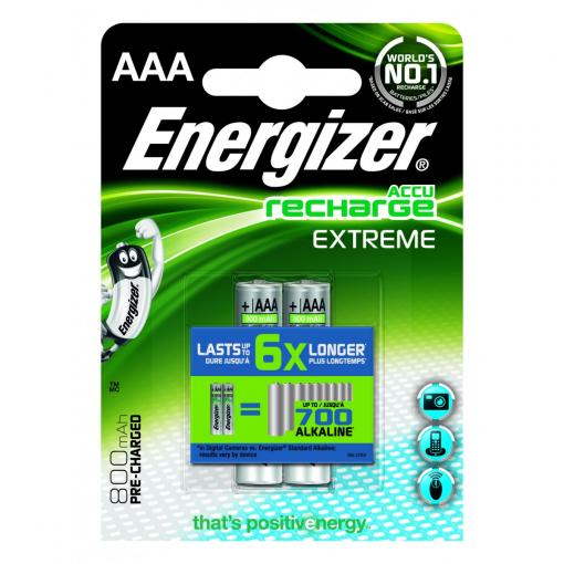 Energizer Extreme HR03 (AAA) 800mAh 2ks - Nabíjacie batérie