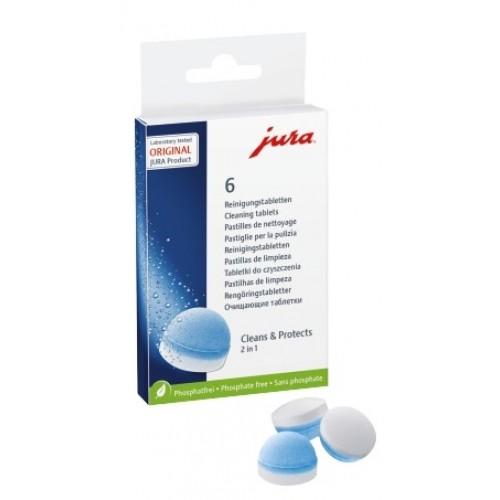 JURA Dvojfázové čistiace tablety - 6ks - Čistiace tablety