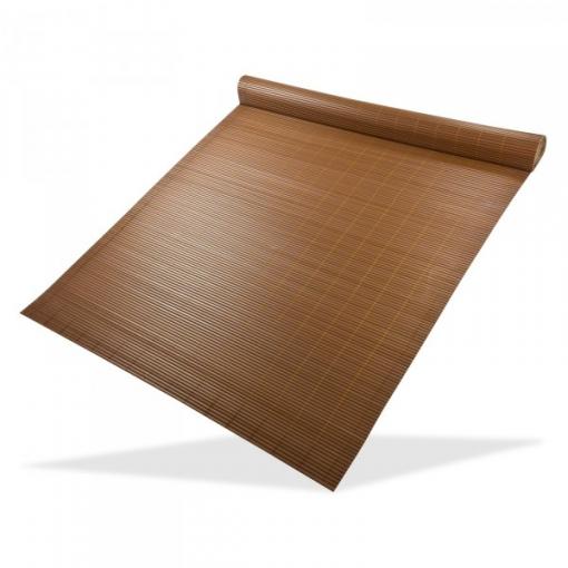 DEMA - Bambusová rohož z PVC 100x500 cm, hnedá