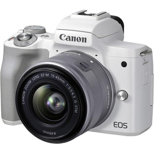 Canon M50 Mark II + EF-M 15-45mm IS STM biely - Digitálny fotoaparát