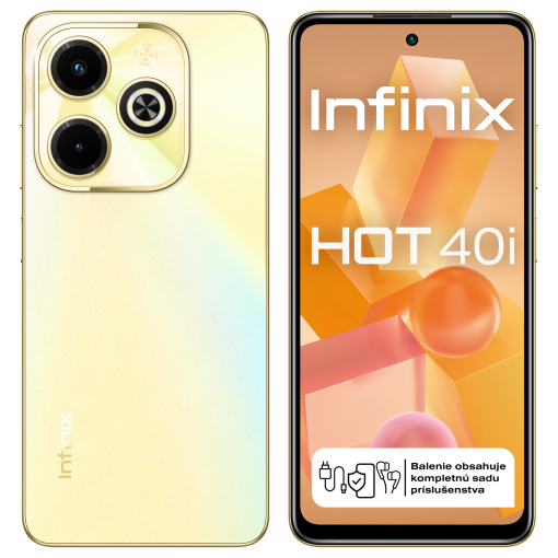 Infinix Hot 40i 8/256GB zlatý - Mobilný telefón