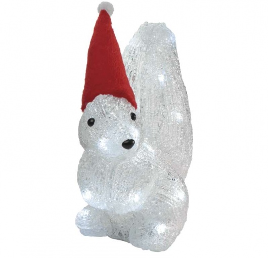 Emos Vianočná dekorácia LED veverička s časovačom 16LED - Vianočná ozdoba