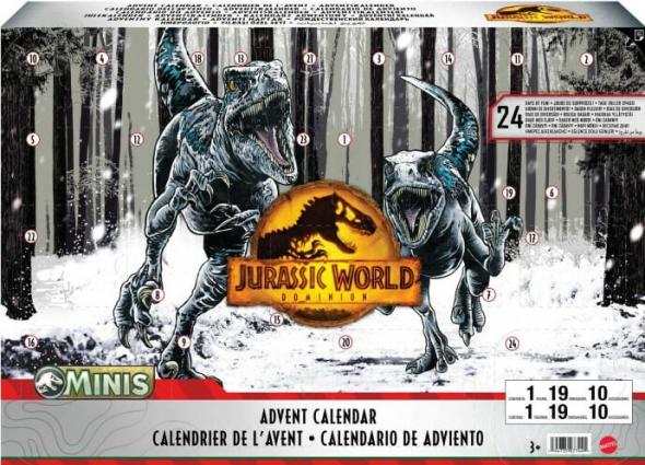 Mattel Mattel Jurassic Worlds Adventný kalendár HHW24