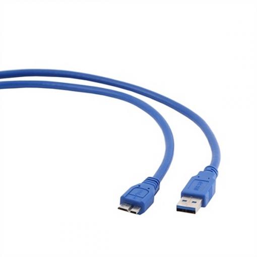 Gembird USB 3.0 A vidlica - micro B vidlica 5m modrý - Prepojovací kábel k HDD