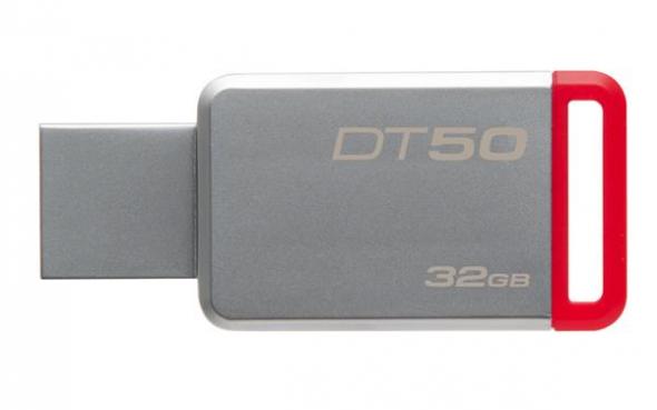Kingston DataTraveler 50 32GB (Metal/Red) - USB 3.1 kľúč