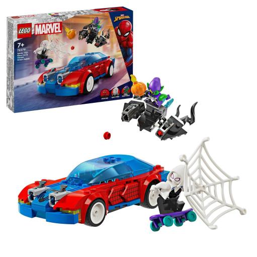 LEGO LEGO® Marvel 76279 Spider-Manovo pretekárske auto a Venomov Zelený goblin