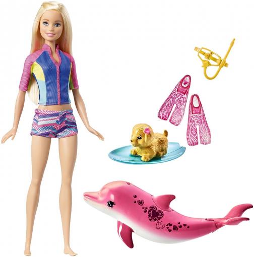 Mattel Barbie VÝPREDAJ - Bábika Barbie Magický delfín FBD63 - Barbie